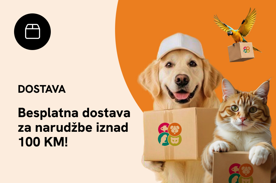 Besplatna dostava za narudžbe iznad 100 KM