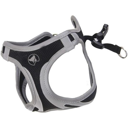 Croci Hiking Reflective prsnik za pse S 34-41cm crni