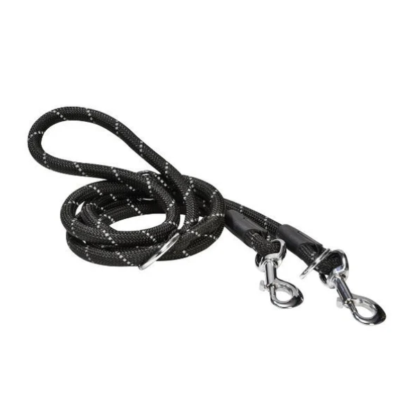 Croci Bobby povodac za pse sa 3 pozicije 12mm x 189cm crni