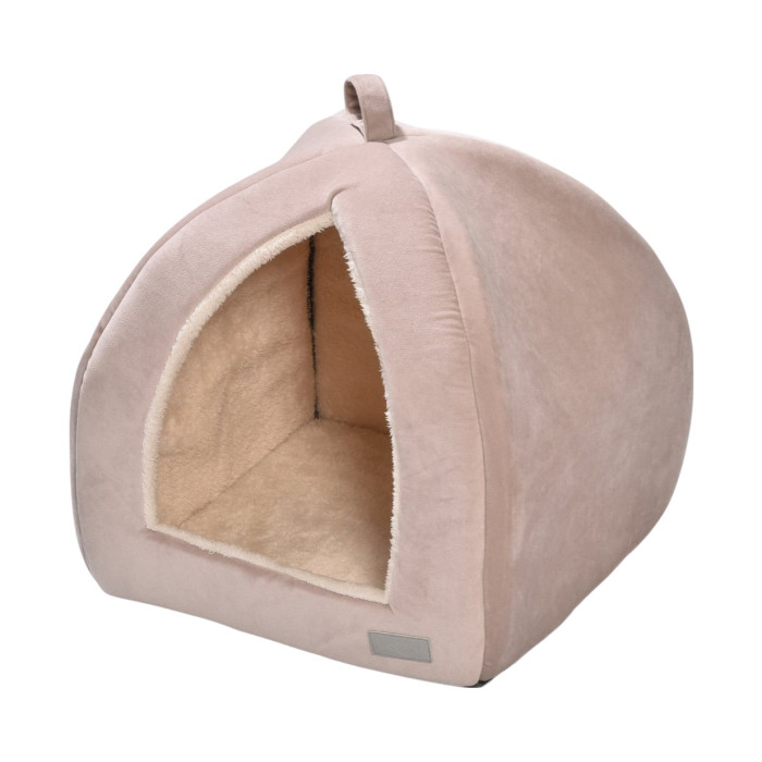 Croci Igloo kućica za mačke 45x45x35cm pink