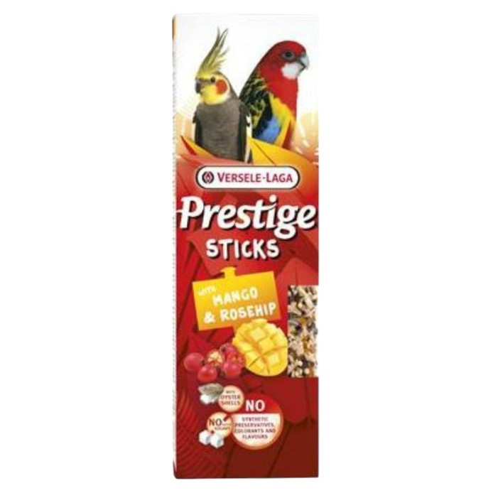 Versele-Laga Prestige Sticks mango i nar poslastica u stiku za velike papagaje 2 x 70g