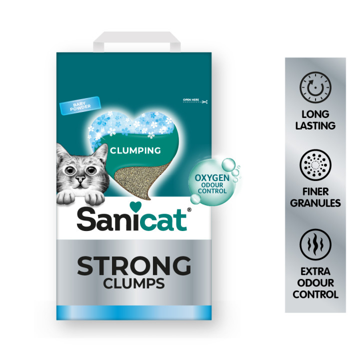 Sanicat Clumping Strong grudvajući pjesak za mačke 10 lit