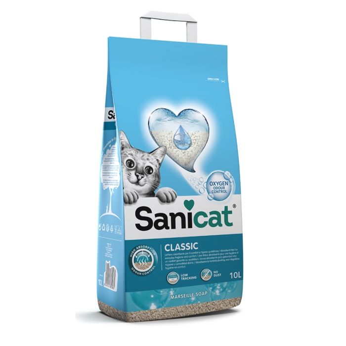 Sanicat Classic Marseille Soap pijesak za mačke 10 lit