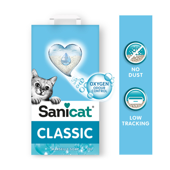 Sanicat Classic Marseille Soap pijesak za mačke 10 lit