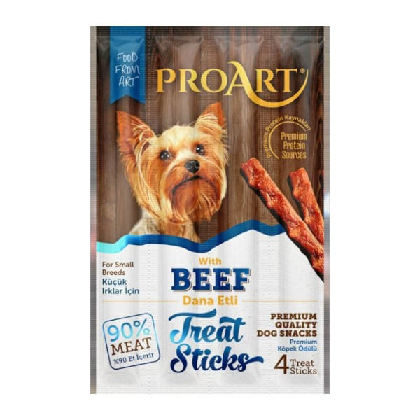 Pro Art Treat Sticks govedina poslastica štapići za pse 4x85g