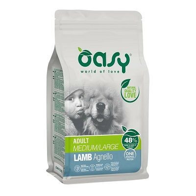 OASY One Protein Adult Medium / Large Lamb - janjetina monoproteinska suha hrana za pse 12kg