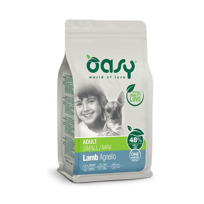 OASY Adult Small / Mini One Protein Lamb - janjetina monoproteinska hrana za pse 800g