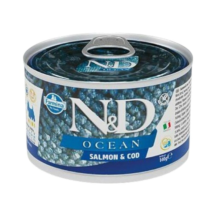 N&D Ocean Salmon & Cod / losos i bakalar hrana za pse 140g
