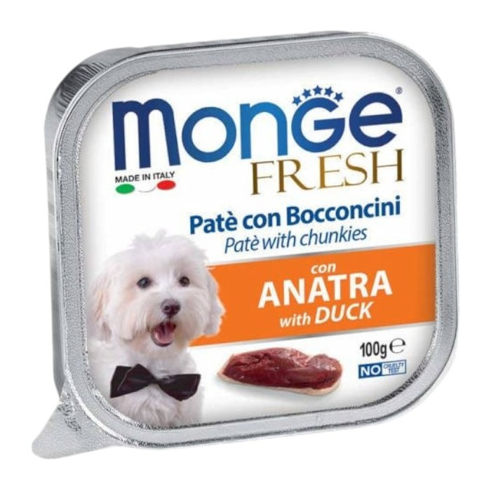 Monge Fresh Paté pašteta patka hrana za pse 100g