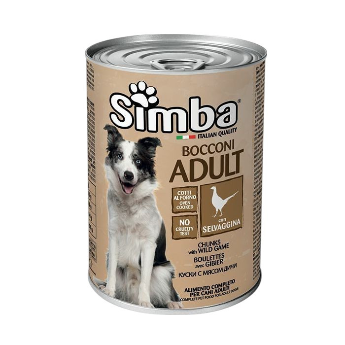 Simba Adult - divljač hrana za pse 1230g