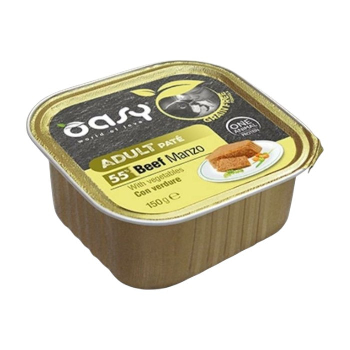 OASY Adult Paté grain free Beef - govedina sa povrćem hrana bez žitarica za pse 150g
