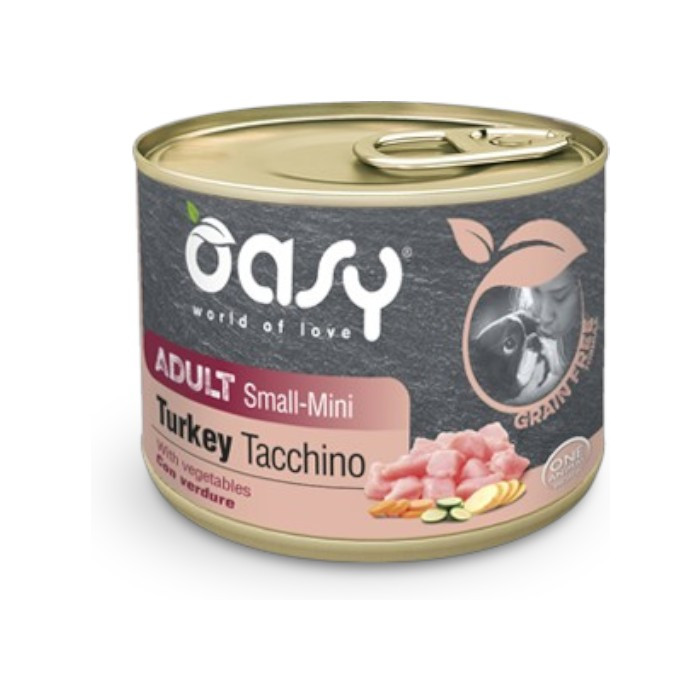 OASY Adult Small-Mini Grain Free Turkey - puretina hrana bez žitarica za pse 200g