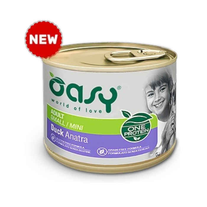 OASY Adult Small-Mini One Protein Duck - patka monoproteinska hrana za pse 200g