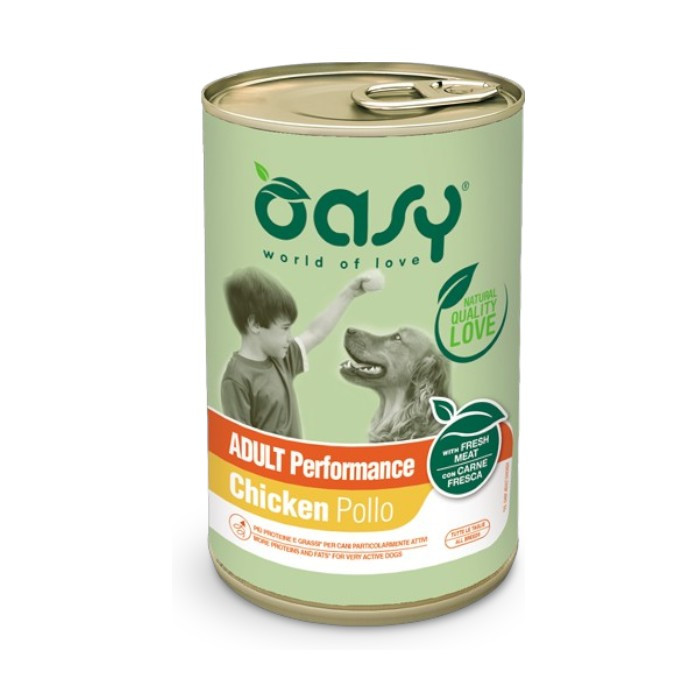 OASY Adult Performance Chicken - piletina hrana za pse 400g