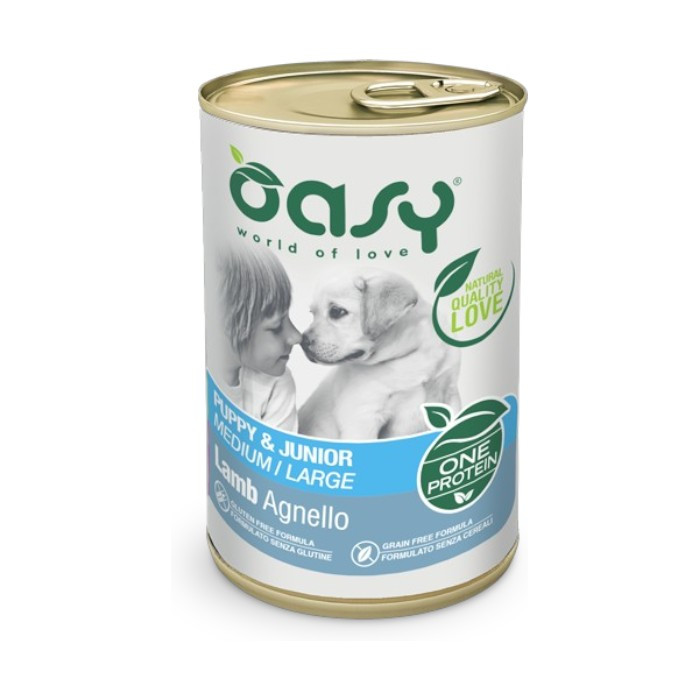 OASY Puppy Medium / Large One Protein Lamb - janjetina monoproteinska hrana za štenad 400g