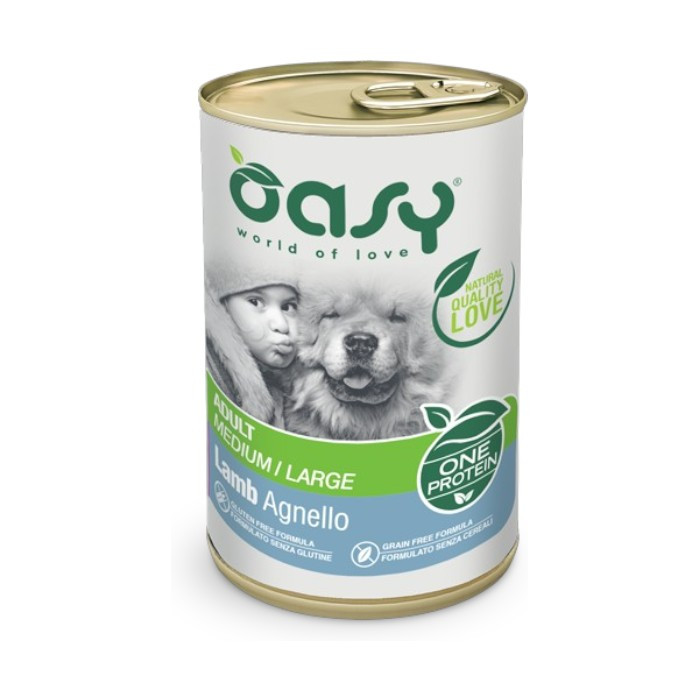 OASY Adult Medium / Large One Protein Lamb - janjetina monoproteinska hrana za pse 400g