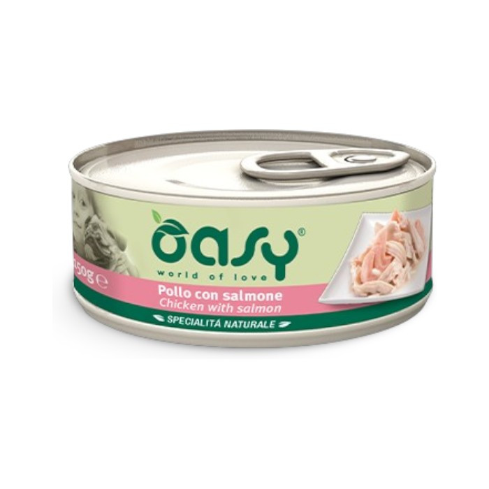 OASY Adult Natural Chicken & Salmon - piletina i losos hrana za pse 150g