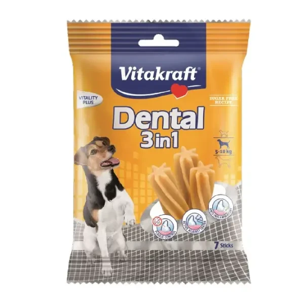 Vitakraft poslastica za pse Dental 3u1 120g