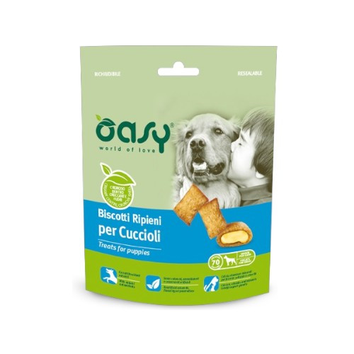 OASY Biscotti Ripieni - poslastica keksi za štenad 70g