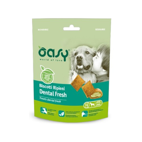 OASY Biscotti Ripieni - keksi za dentalnu svježinu pasa 70g
