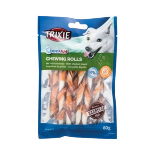 Trixie Denta Fun Chewing Rolls štapići sa pilećim prsima poslastica za pse 80g