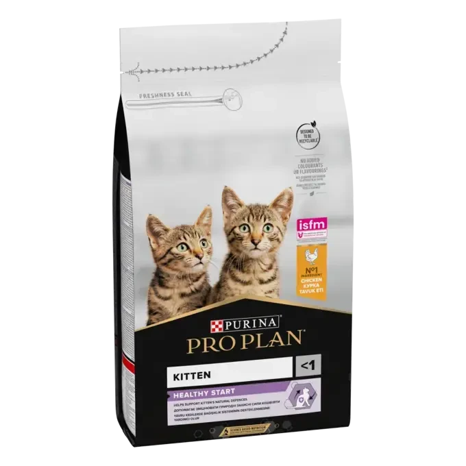 PRO PLAN® KITTEN HEALTHY START - bogato piletinom suha hrana za mačiće 1,5kg