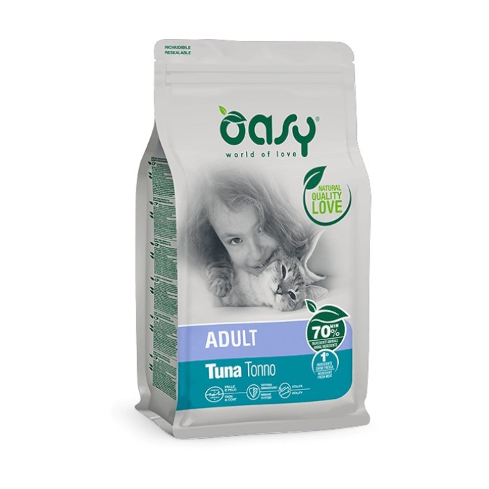 OASY Adult Tuna - suha hrana za mačke 300g