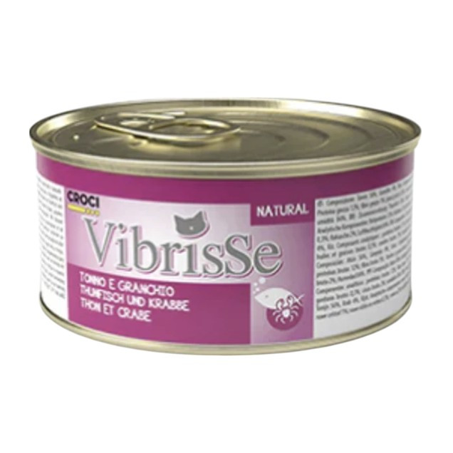 Croci Vibrisse Natural - tuna i rakovi hrana za mačke 70g