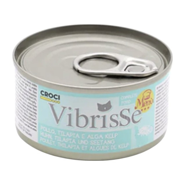 Croci Vibrisse Menu - piletina, tilapija i alga hrana za mačke 70g