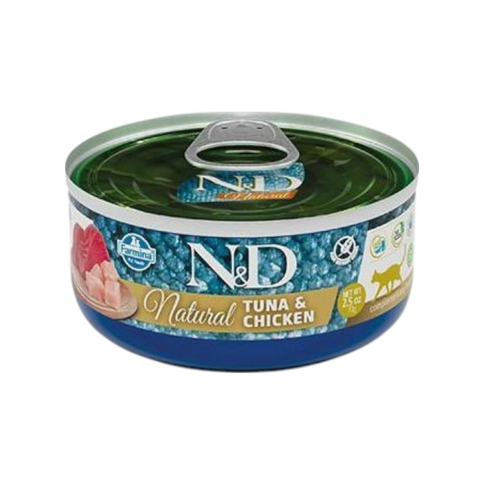 N&D Natural Tuna & Chicken - tuna i piletina hrana za mačke 70g