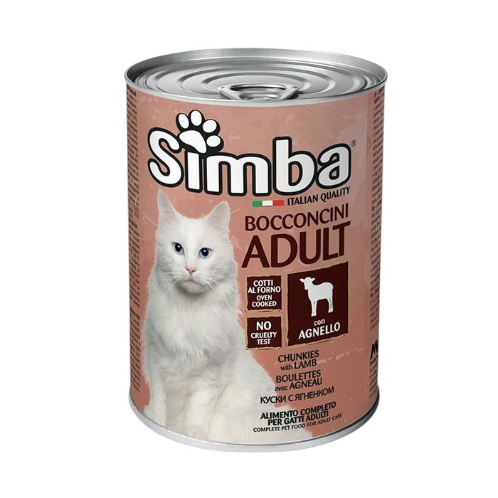 Simba Adult - janjetina hrana za mačke 415g