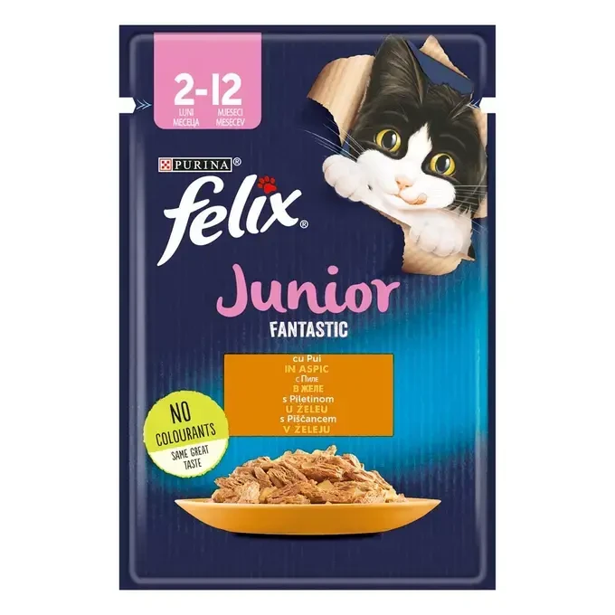 FELIX® JUNIOR sa piletinom u želeu hrana za mačiće 85g