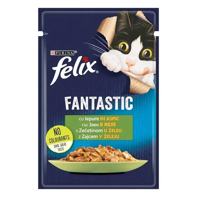 FELIX® FANTASTIC sa zečetinom u želeu hrana za mačke 85g