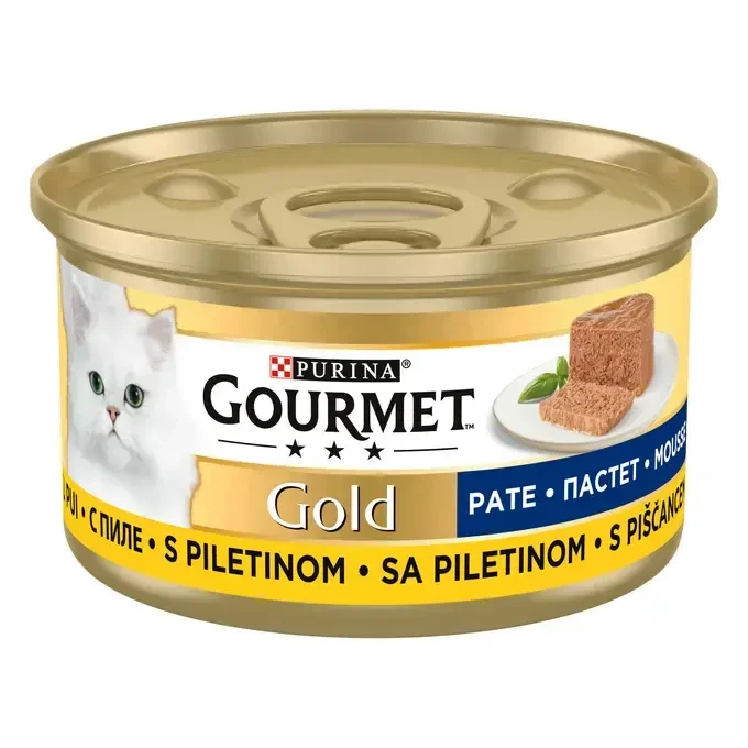 GOURMET® GOLD Pate sa piletinom pašteta za mačke 85g