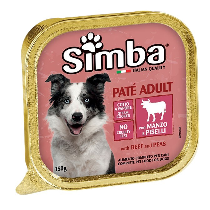 Simba Adult Pate Beef & Peas - govedina i grašak pašteta za pse 150g