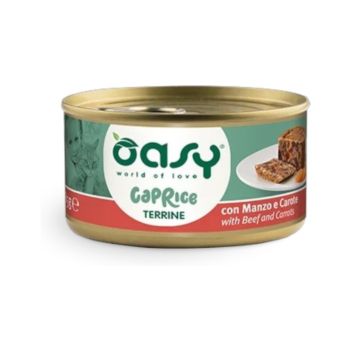 OASY Adult Caprice Terrine Beef - govedina i mrkva hrana za mačke 85g