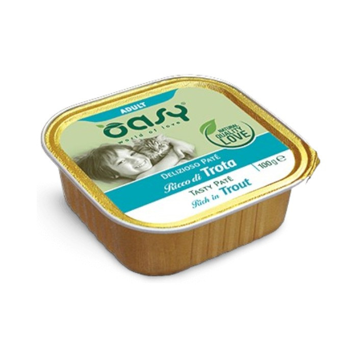 OASY Adult Paté Trout - pastrmka pašteta za mačke 100g