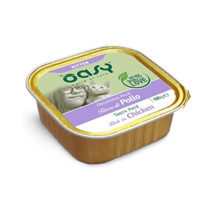 OASY Kitten Paté Chicken - piletina pašteta za mačiće 100g