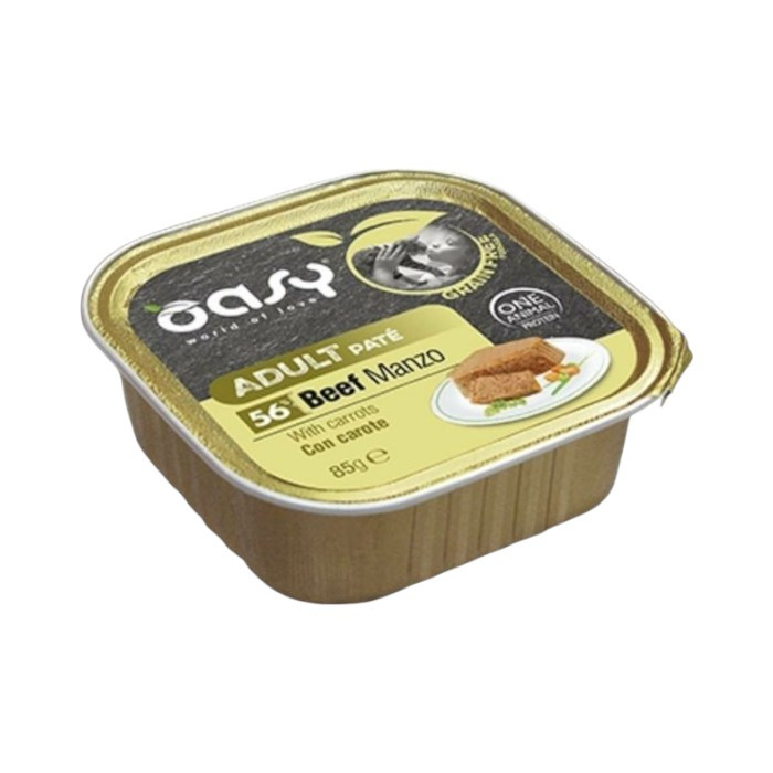 OASY Adult Paté grain free Beef - govedina pašteta bez žitarica za mačke 85g