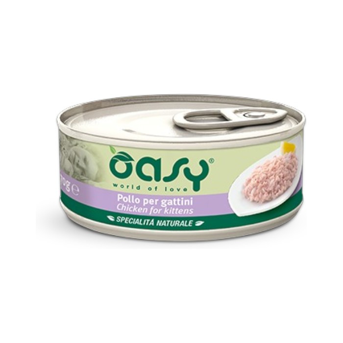 OASY Kittens Natural Chicken - piletina hrana za mačiće 150g