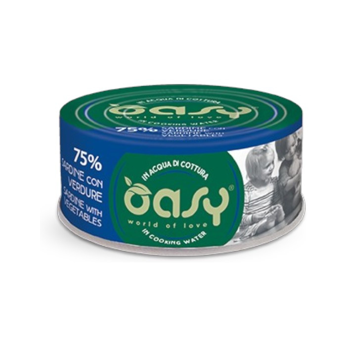 OASY Adult More Love Sardine & Vege - tuna i sardina sa povrćem hrana za mačke 70g