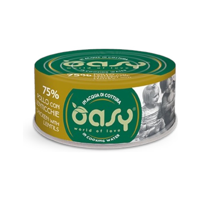 OASY Adult More Love Chicken & Lentils - piletina i leća hrana za mačke 70g