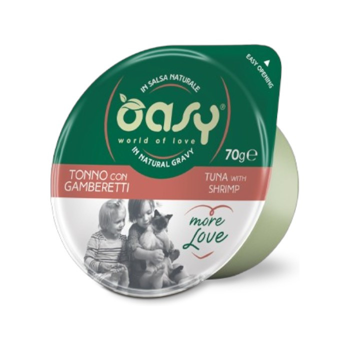 OASY More Love Adult Tuna & Shrimp - tuna i škampi hrana za mačke 70g