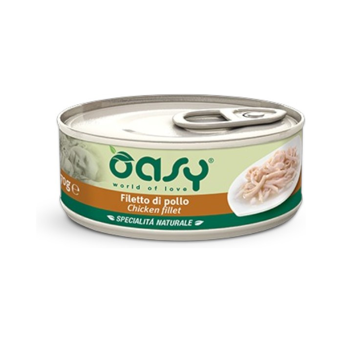 OASY Natural Adult Chicken Fillet - pileći file hrana za mačke 70g