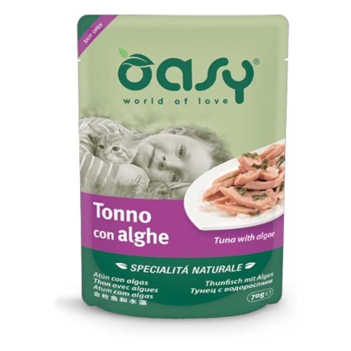 OASY Natural Adult Tuna & Algae - tuna i alge hrana za mačke 70g