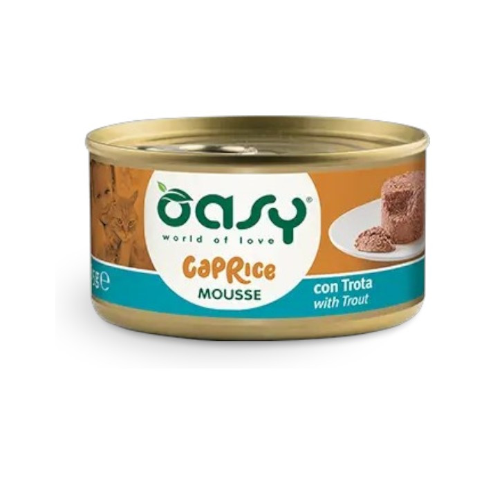OASY Caprice Mousse Adult Trout - pastrmka hrana za mačke 85g