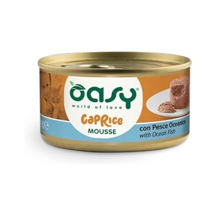 OASY Caprice Mousse Adult Ocean Fish - oceanska riba hrana za mačke 85g