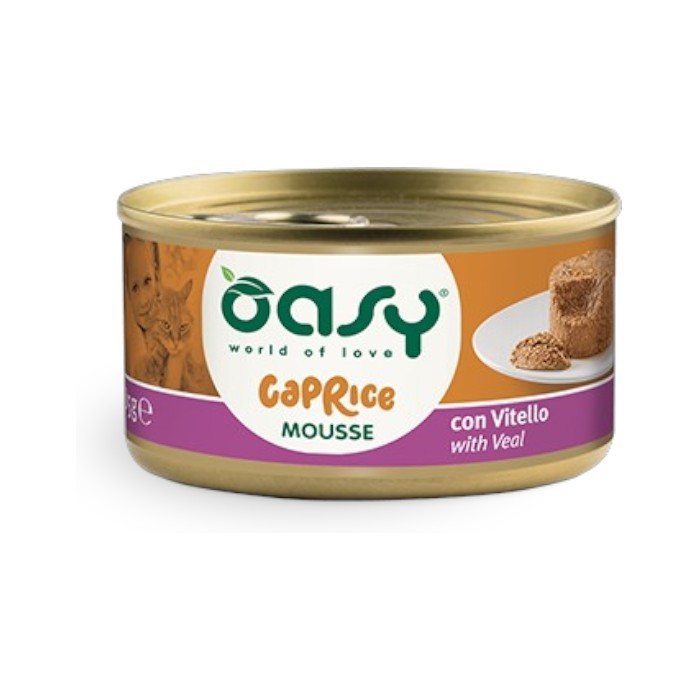 OASY Caprice Mousse Adult Veal - teletina hrana za mačke 85g