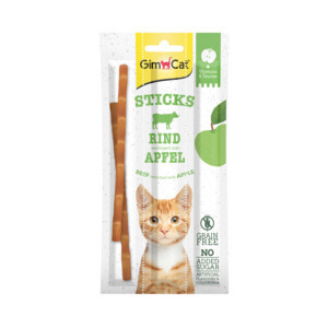 GimCat Sticks štapići govedina i jabuka 15g