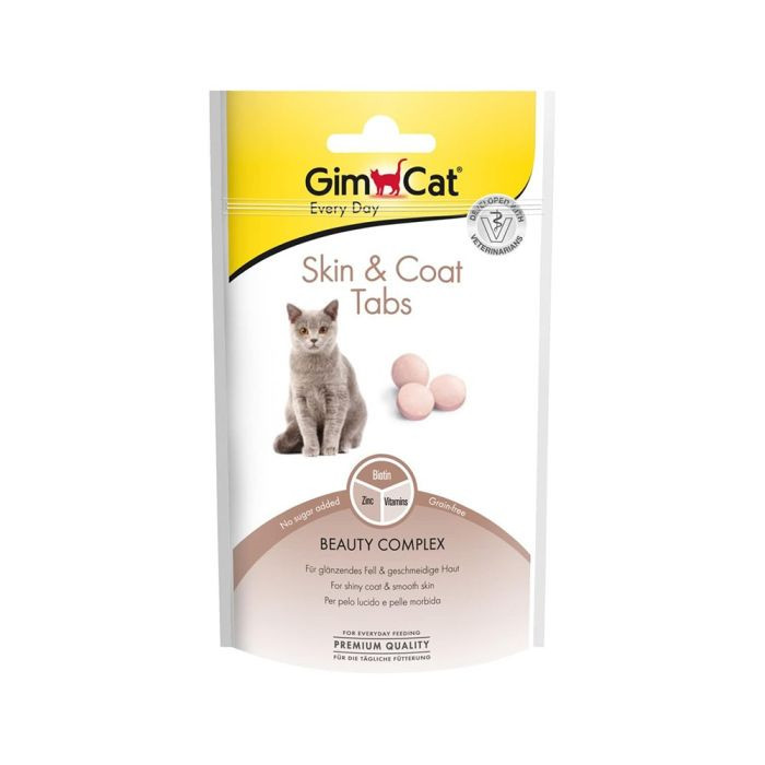 GimCat Skin & Coat Tabs za mačke 40g